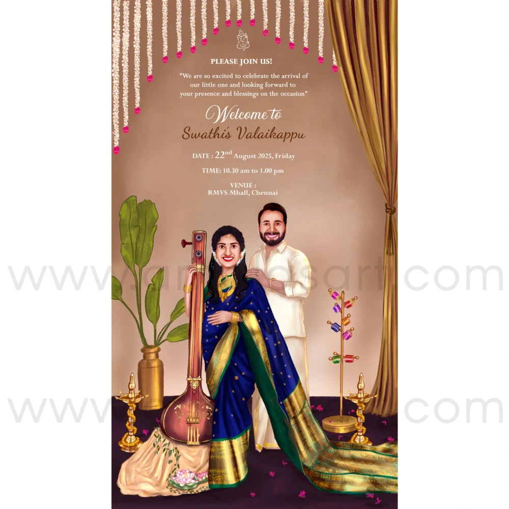 Baby shower invitation